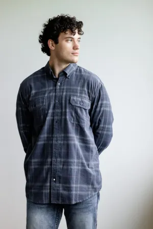 1897 Legends Corduroy Shirt for Men in Steel | 359-STEEL SMU