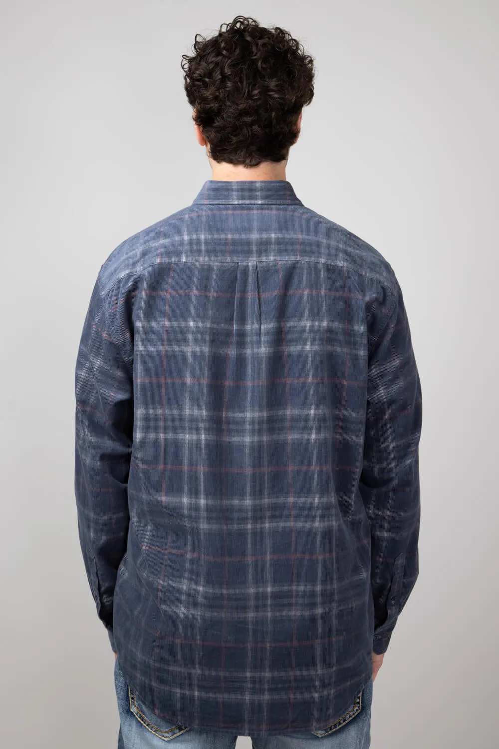 1897 Legends Corduroy Shirt for Men in Steel | 359-STEEL SMU