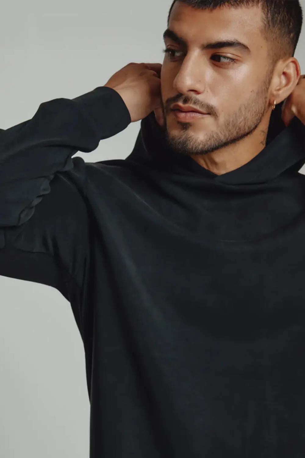7Diamonds REV Hoodie for Men in Black | STH-8362-BLACK