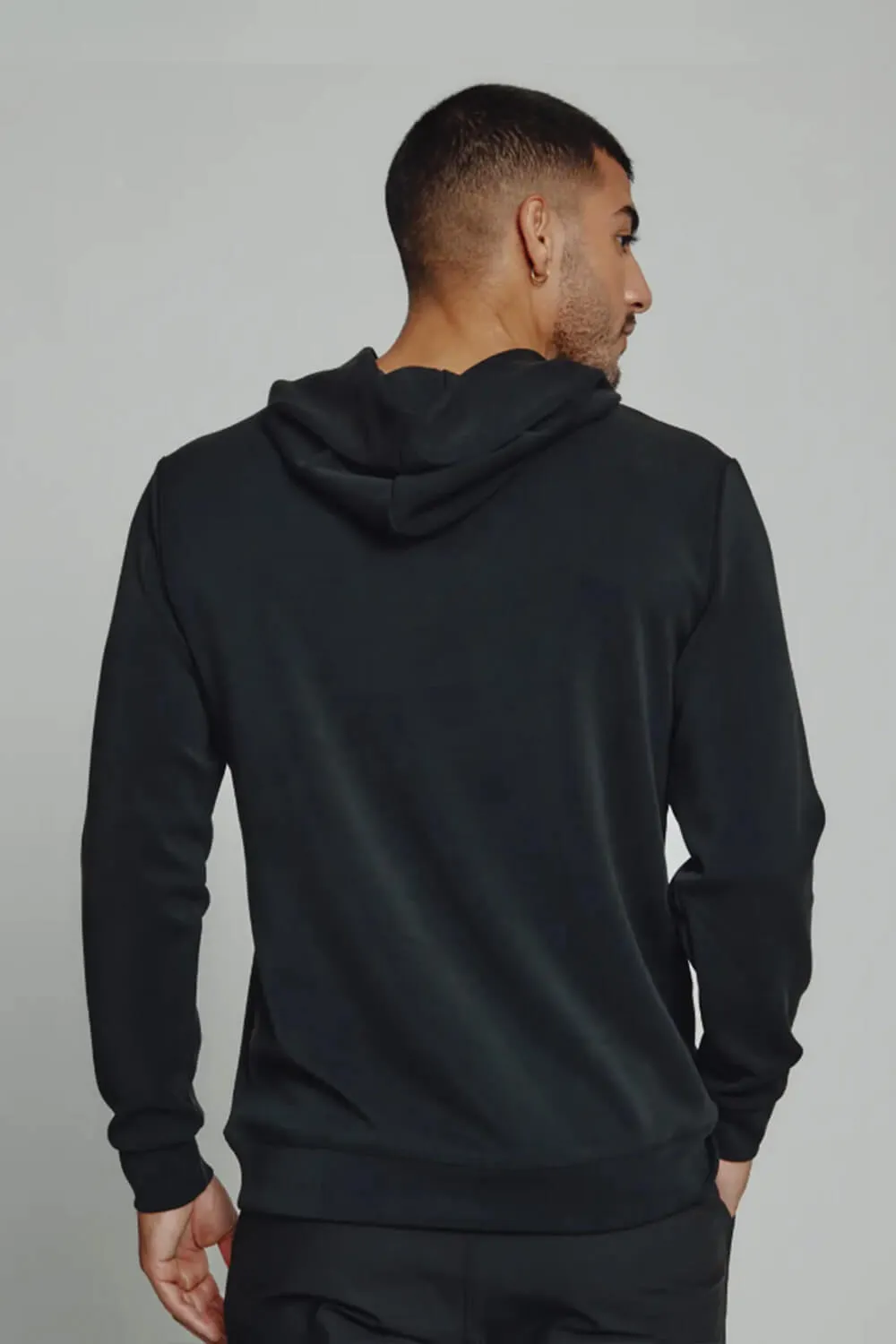 7Diamonds REV Hoodie for Men in Black | STH-8362-BLACK