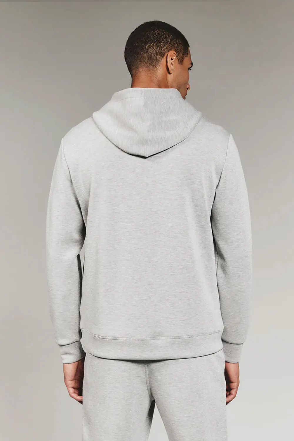 7Diamonds REV Hoodie for Men in Heather Grey | STH-8362 HEATHER GRAY