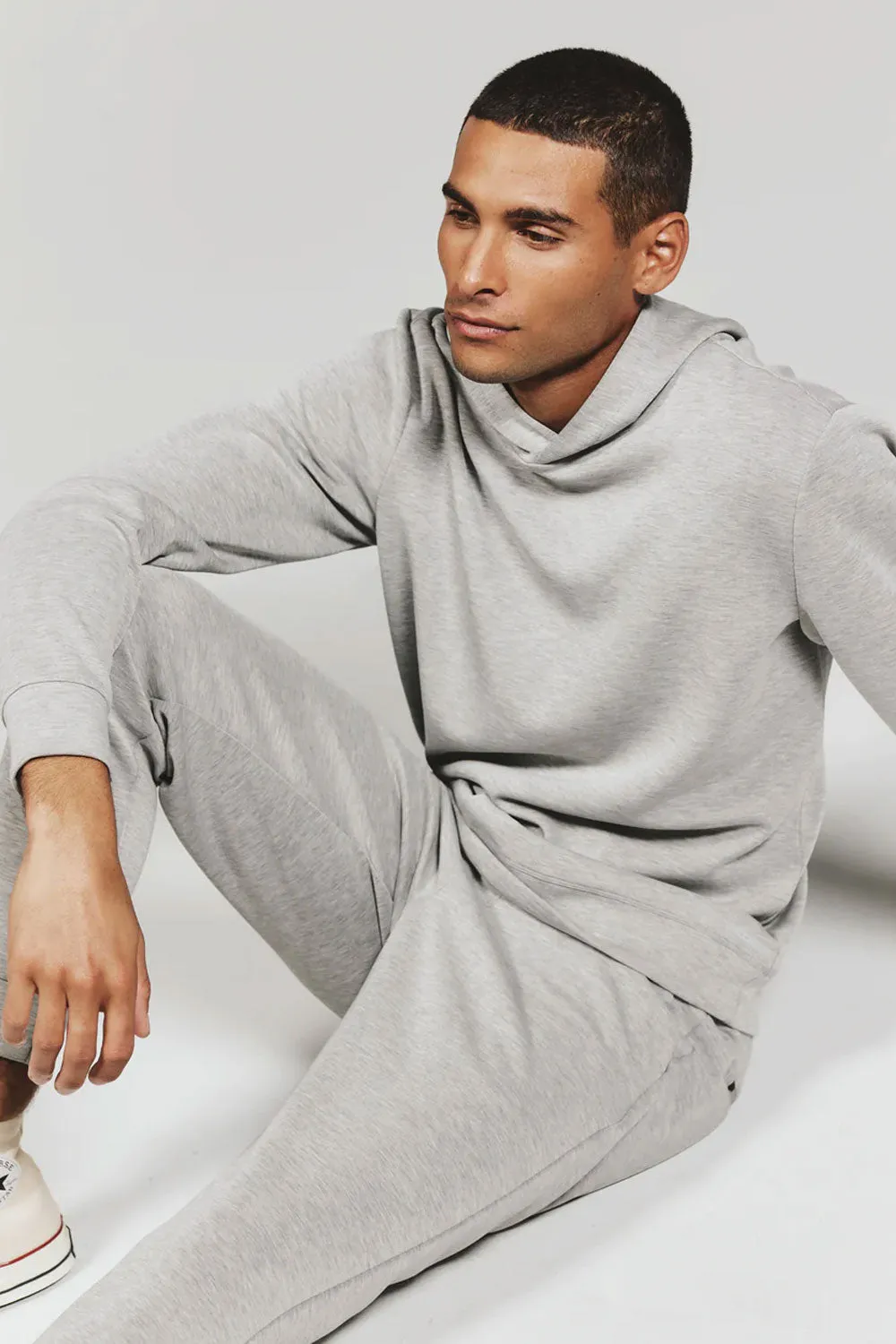 7Diamonds REV Hoodie for Men in Heather Grey | STH-8362 HEATHER GRAY