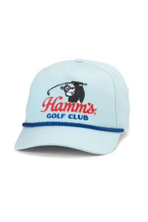 American Needle Hamm's Golf Club Roscoe Hat for Men in Blue | 23008A-HAMMS