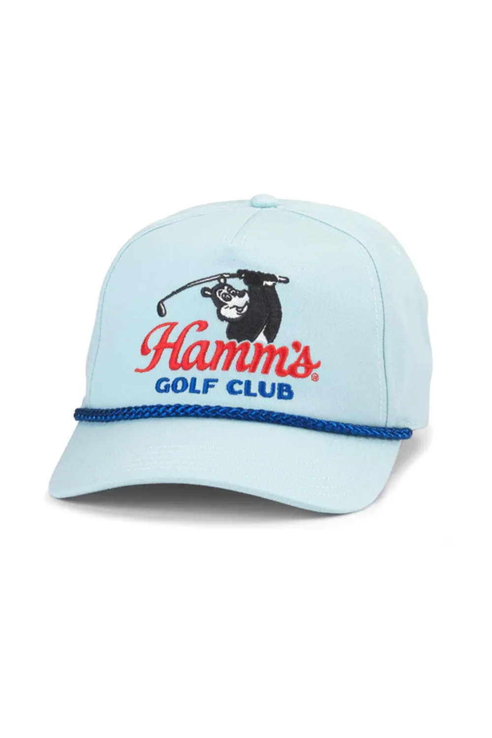 American Needle Hamm's Golf Club Roscoe Hat for Men in Blue | 23008A-HAMMS