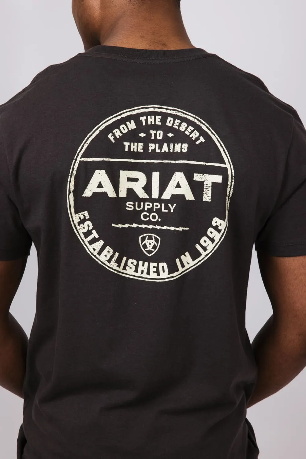 Ariat Explore Circle T-Shirt for Men in Vintage Black | 10058899-VINTAGEBLACK