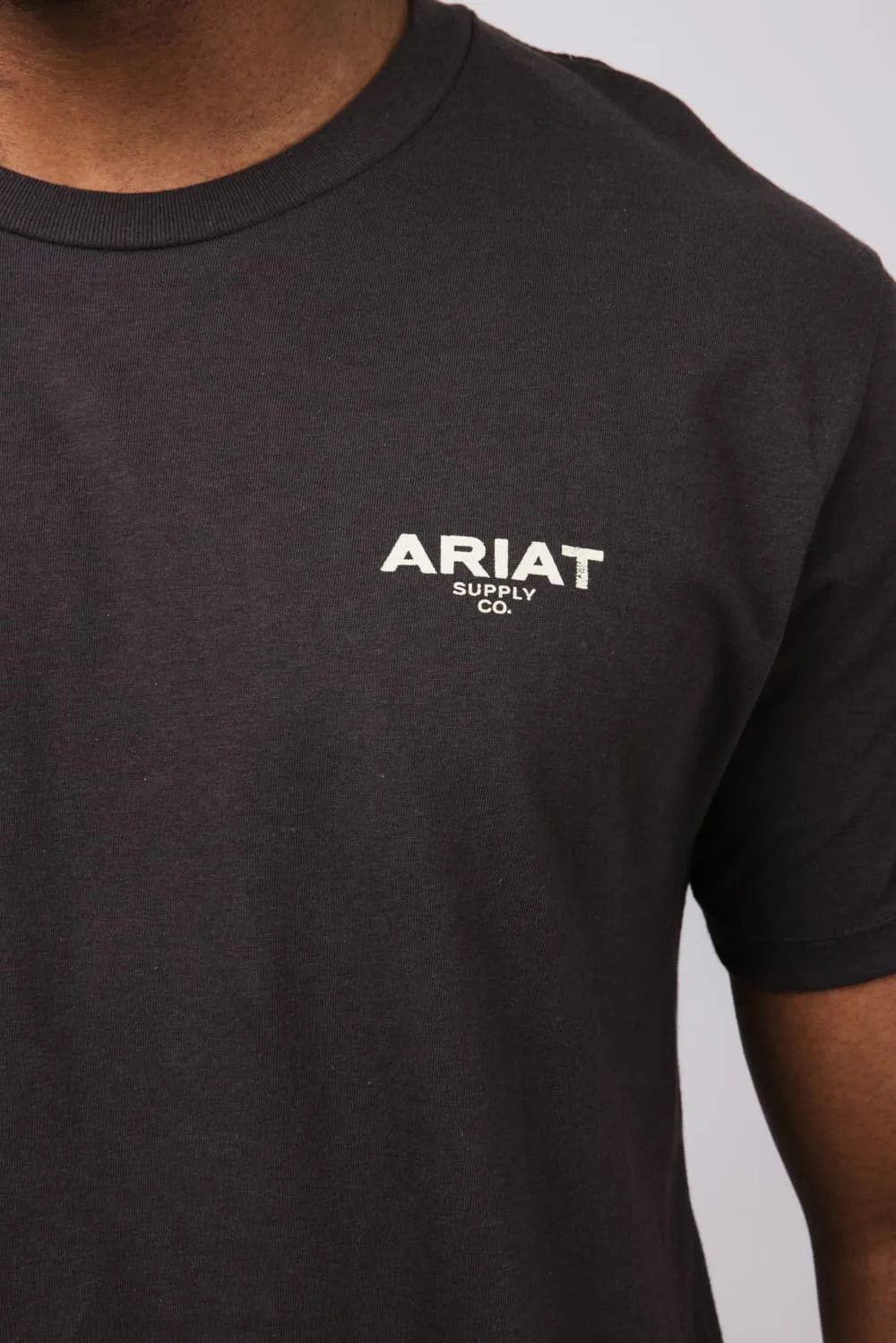 Ariat Explore Circle T-Shirt for Men in Vintage Black | 10058899-VINTAGEBLACK
