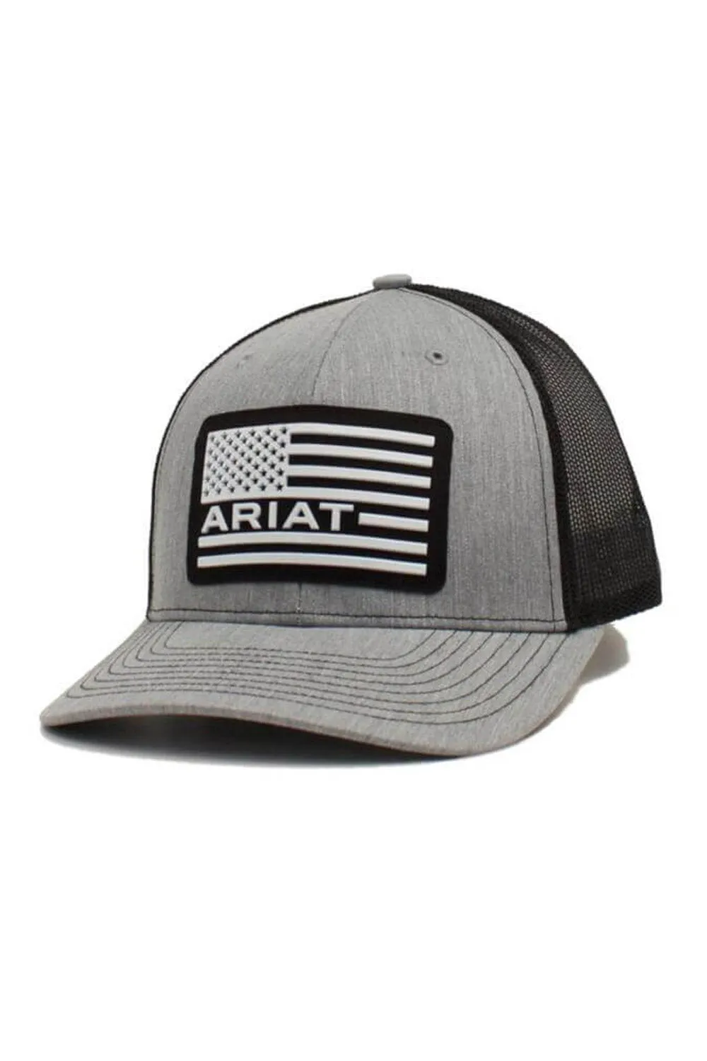 Ariat USA Flag Logo Cap for Men in Grey | A300012706-GREY