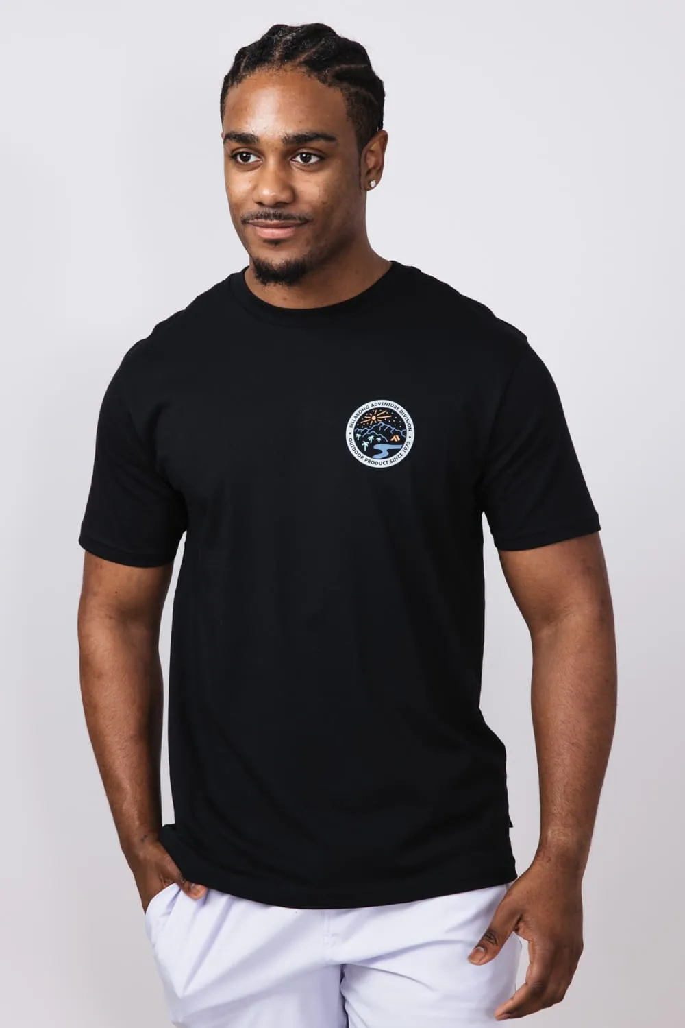 Billabong Rockies A/Div Premium T-Shirt for Men in Black | 24A502500-BLACK