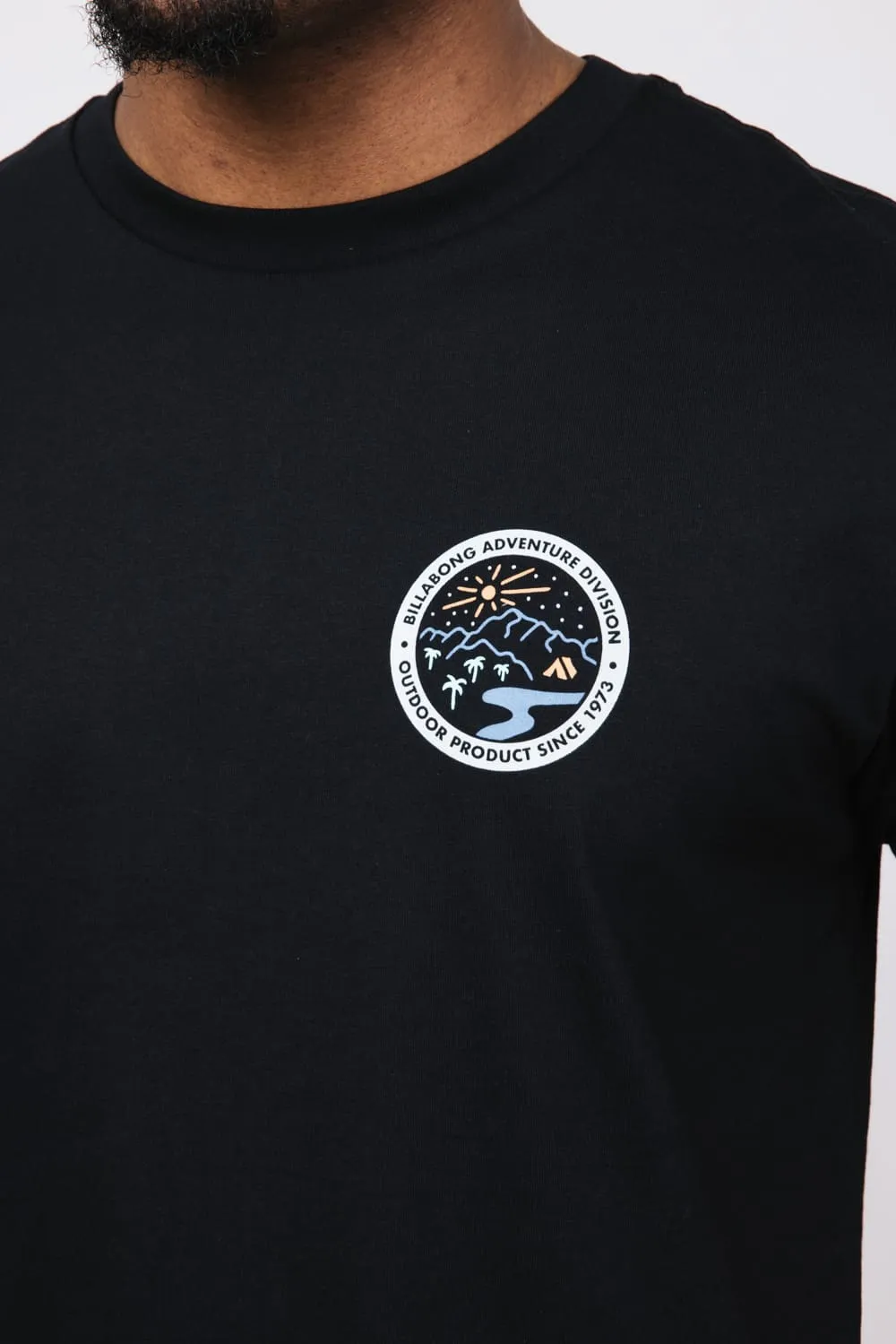 Billabong Rockies A/Div Premium T-Shirt for Men in Black | 24A502500-BLACK