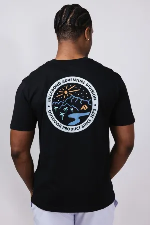 Billabong Rockies A/Div Premium T-Shirt for Men in Black | 24A502500-BLACK