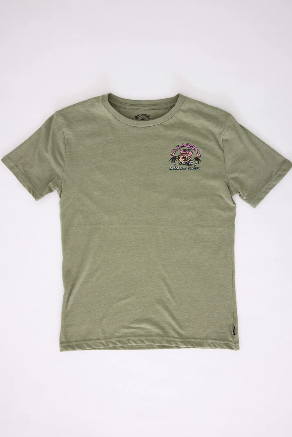 Billabong Youth Alligator Attack T-Shirt for Boys in Moss Heather | BSSIA13F-313