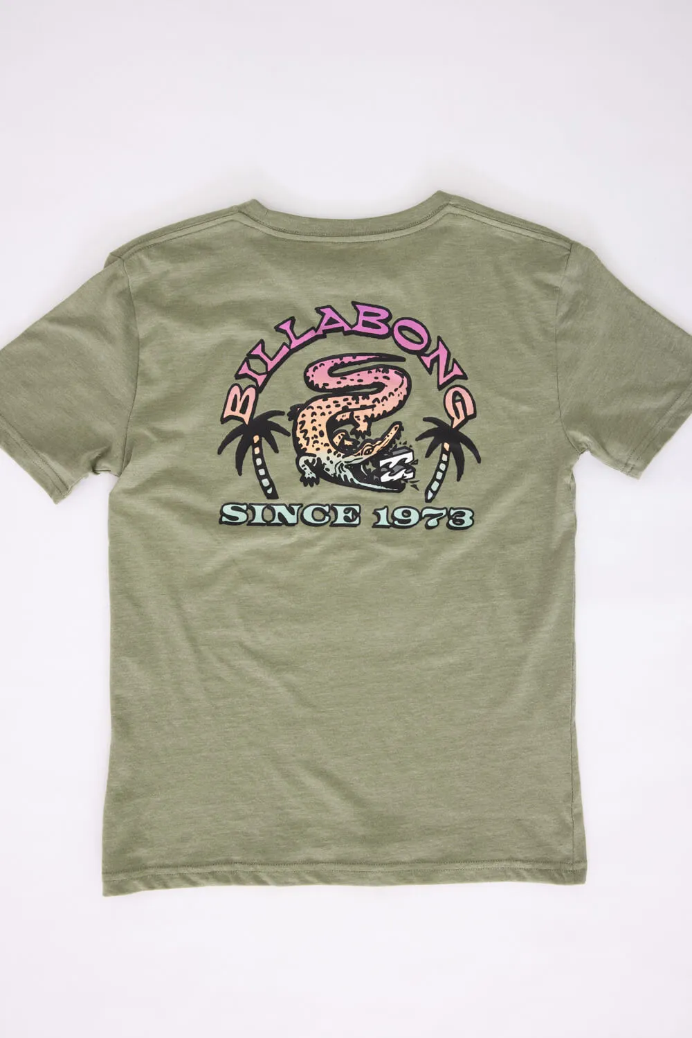 Billabong Youth Alligator Attack T-Shirt for Boys in Moss Heather | BSSIA13F-313
