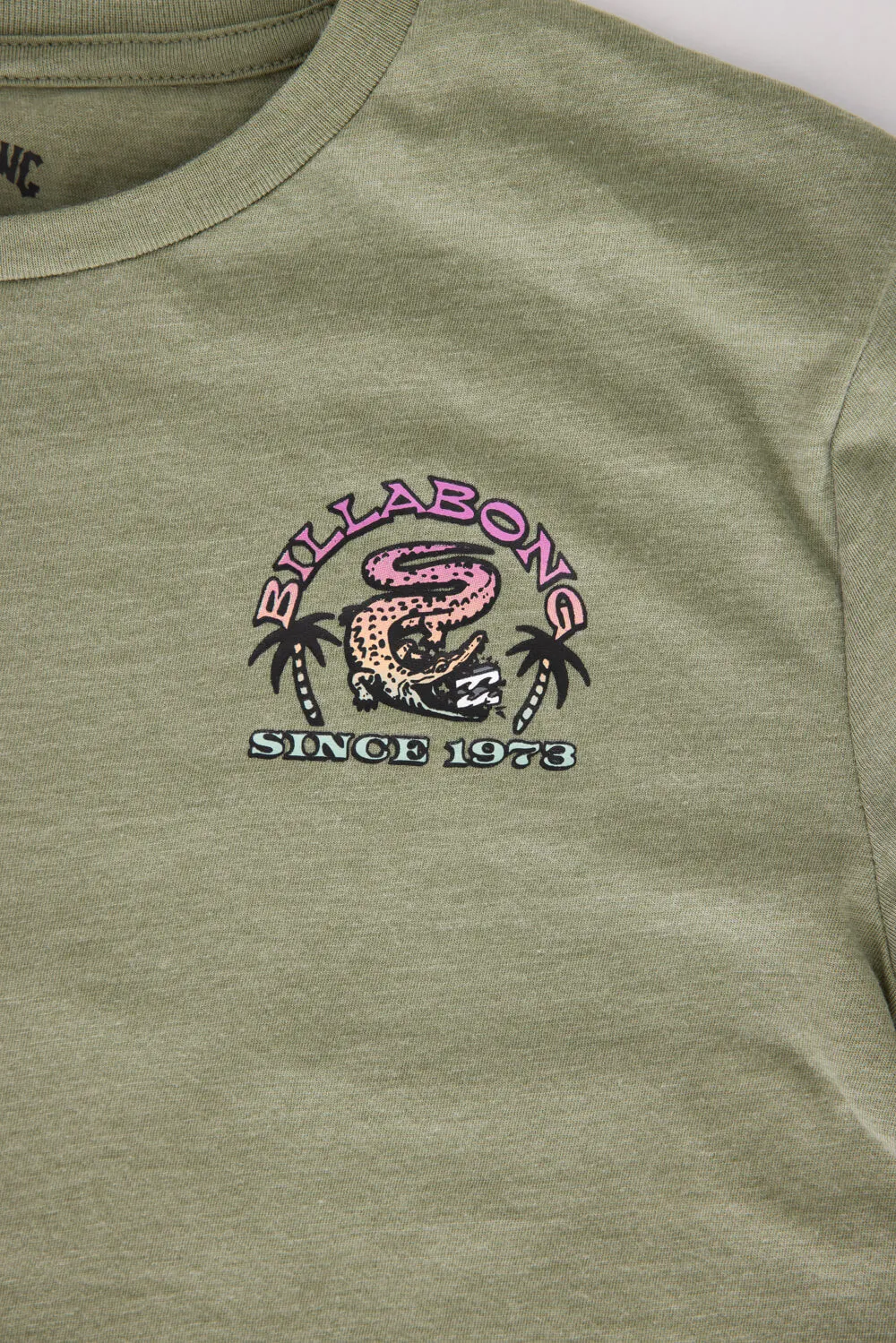 Billabong Youth Alligator Attack T-Shirt for Boys in Moss Heather | BSSIA13F-313