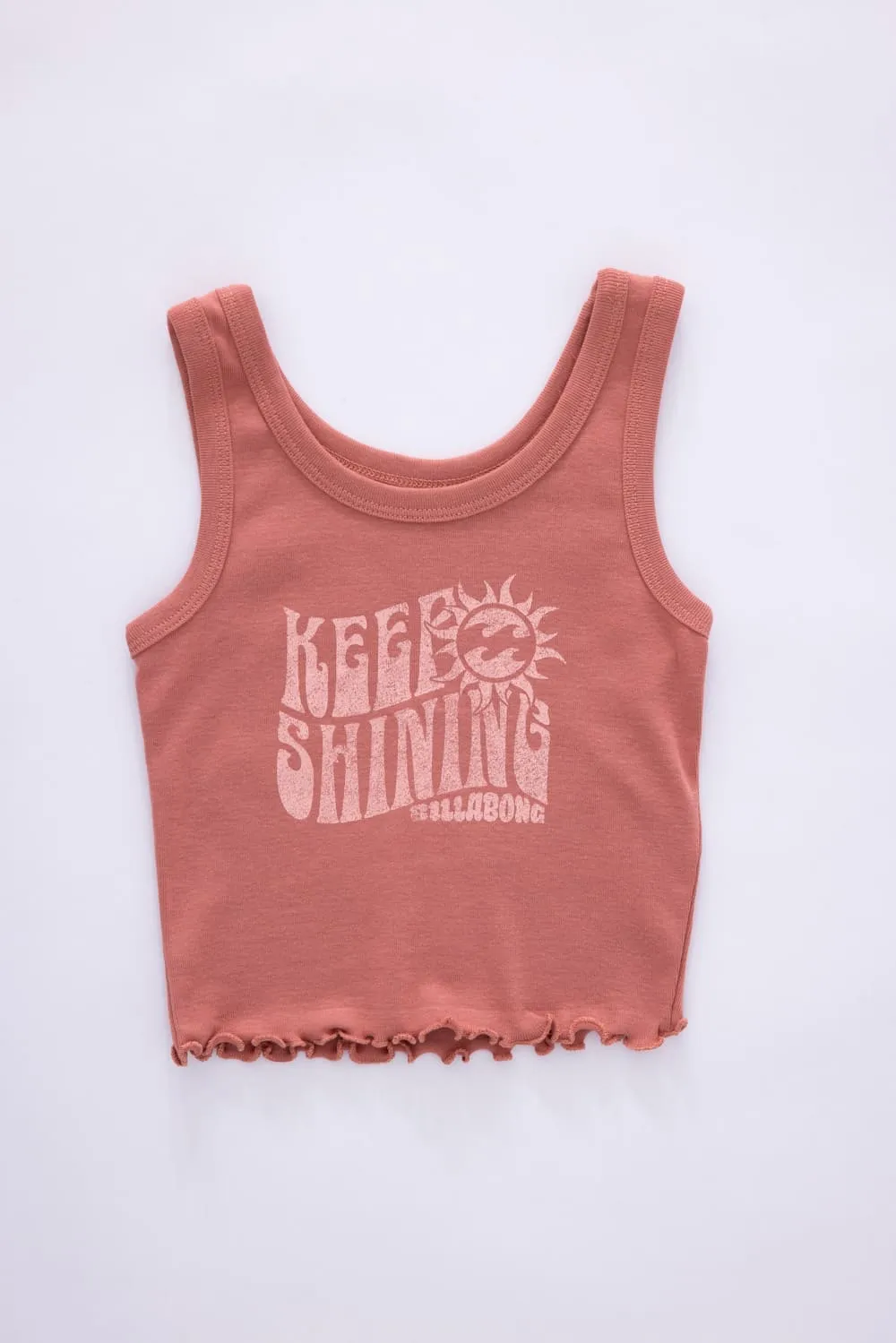 Billabong Youth Keep Shining Tank Top for Girls in Canyon Roses | 25BSSIB33S-669