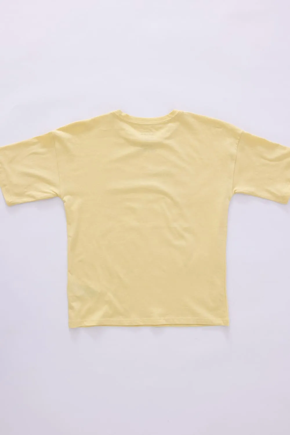 Billabong Youth Never Grow Up Oversized Graphic T-Shirt for Girls in Yellow | 25BSSIA77S-731