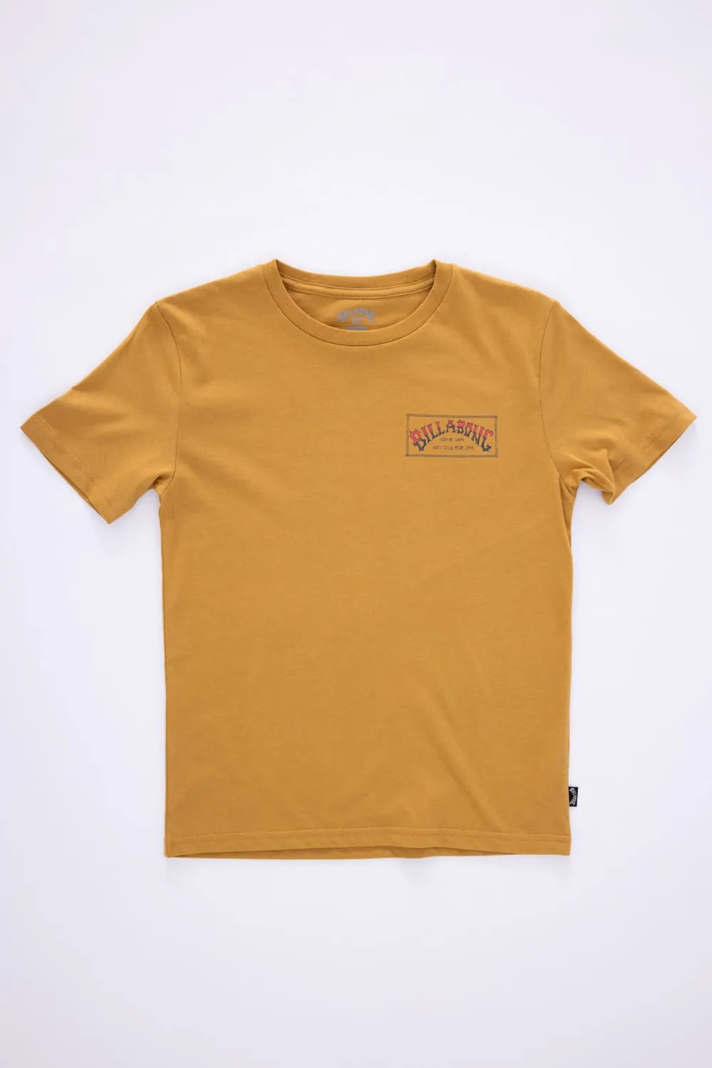 Billabong Youth Original Arch T-Shirt for Boys in Vintage Gold | 25BSSIA20F-732