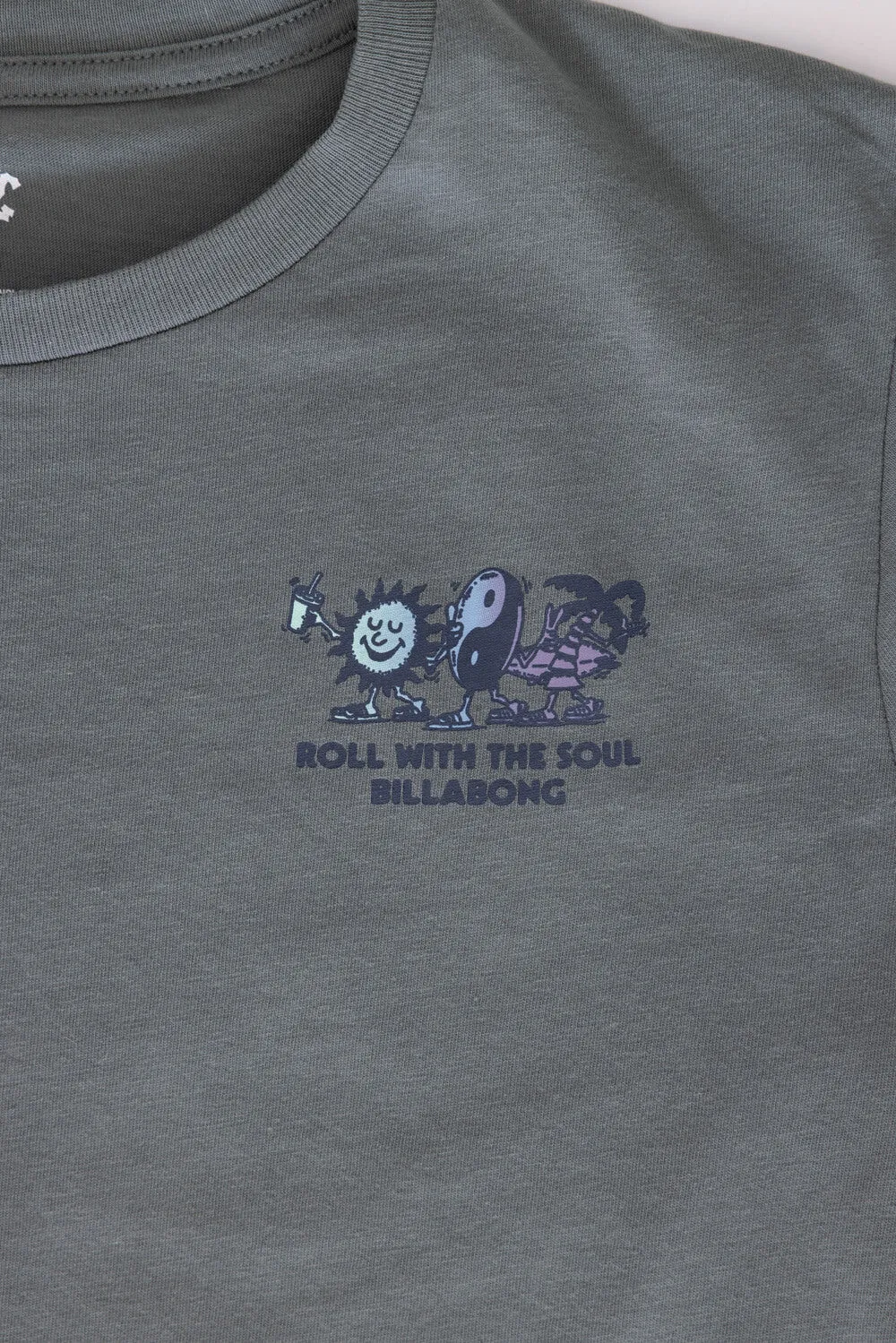 Billabong Youth Roll T-Shirt for Boys in Slate | BSSIA16F-343