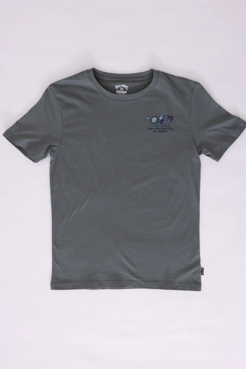 Billabong Youth Roll T-Shirt for Boys in Slate | BSSIA16F-343