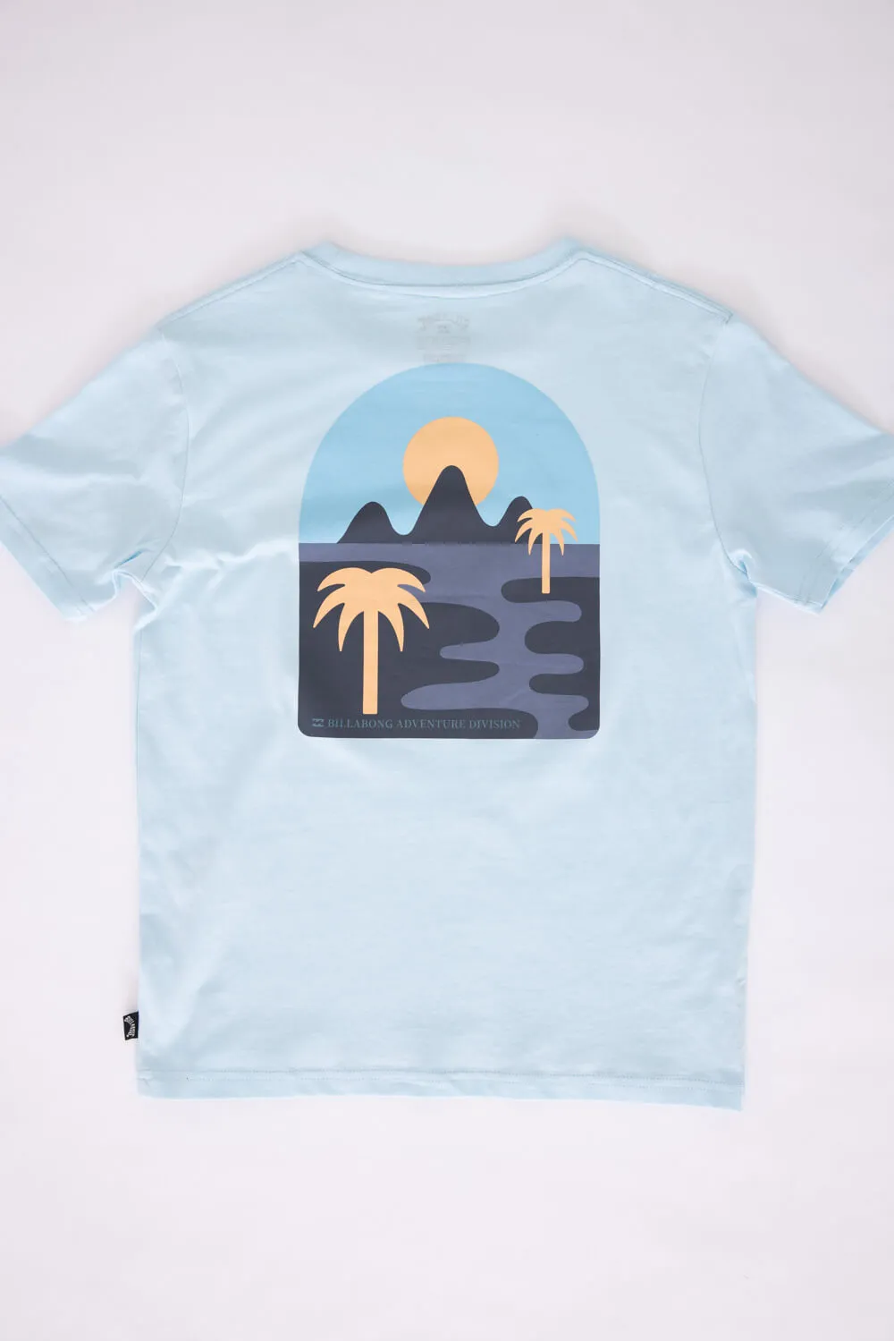 Billabong Youth Sun Down T-Shirt for Boys in Coastal Blue | BSSIA44F-454