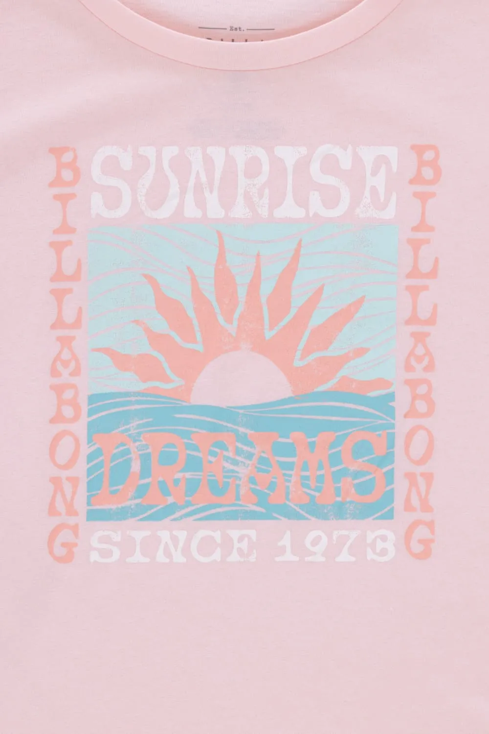 Billabong Youth Sunrise Dreams Boyfriend T-Shirt for Girls in Veiled Rose | 25BSSIA58S-674