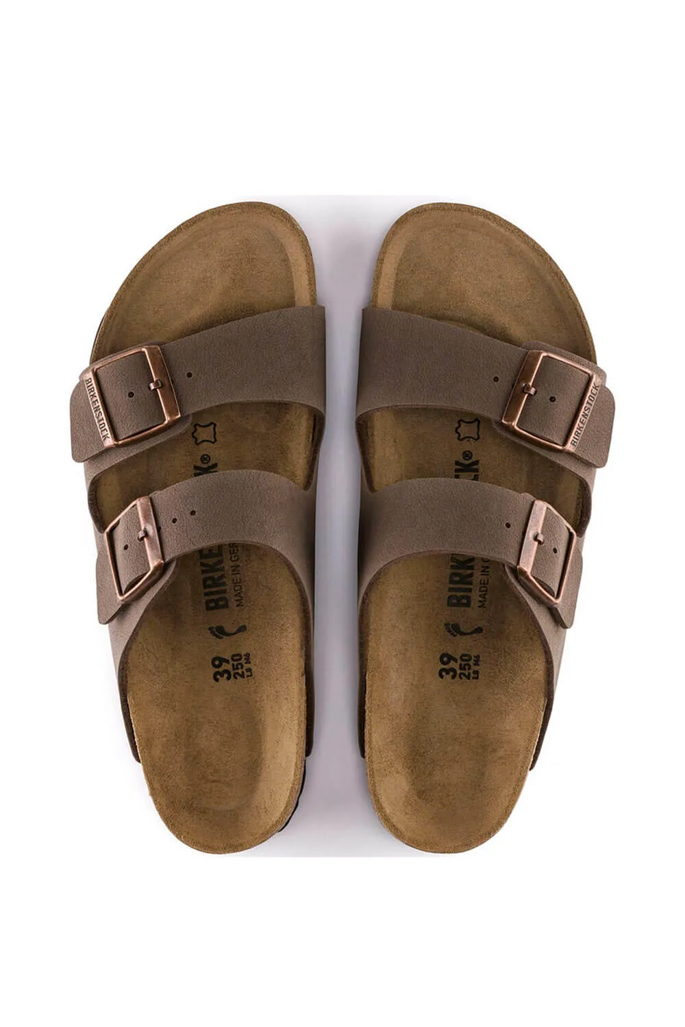 Birkenstock Arizona Birkibuc Sandals for Men in Mocha | 151181M