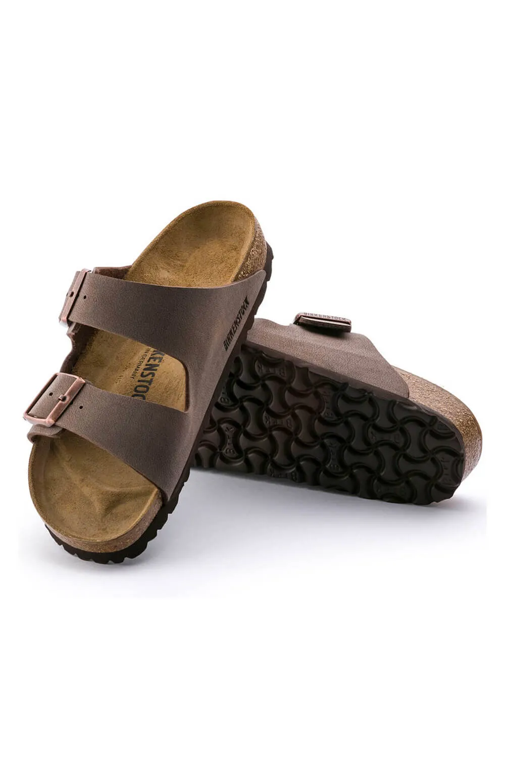Birkenstock Arizona Birkibuc Sandals for Men in Mocha | 151181M