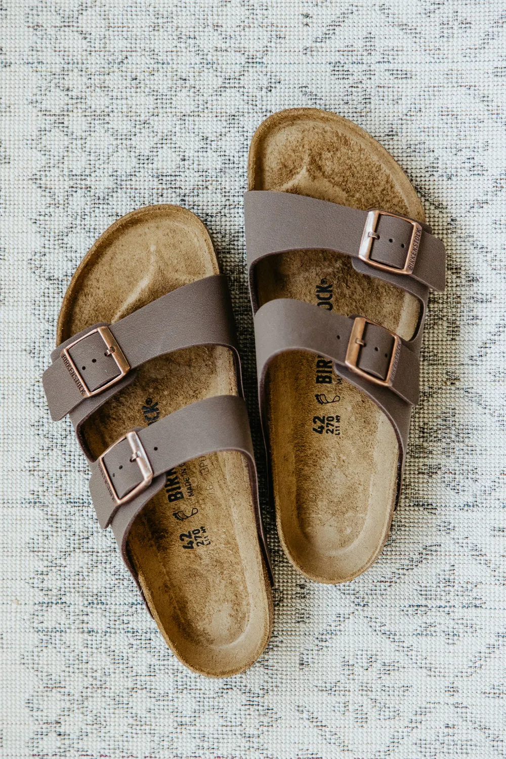 Birkenstock Arizona Birkibuc Sandals for Men in Mocha | 151181M