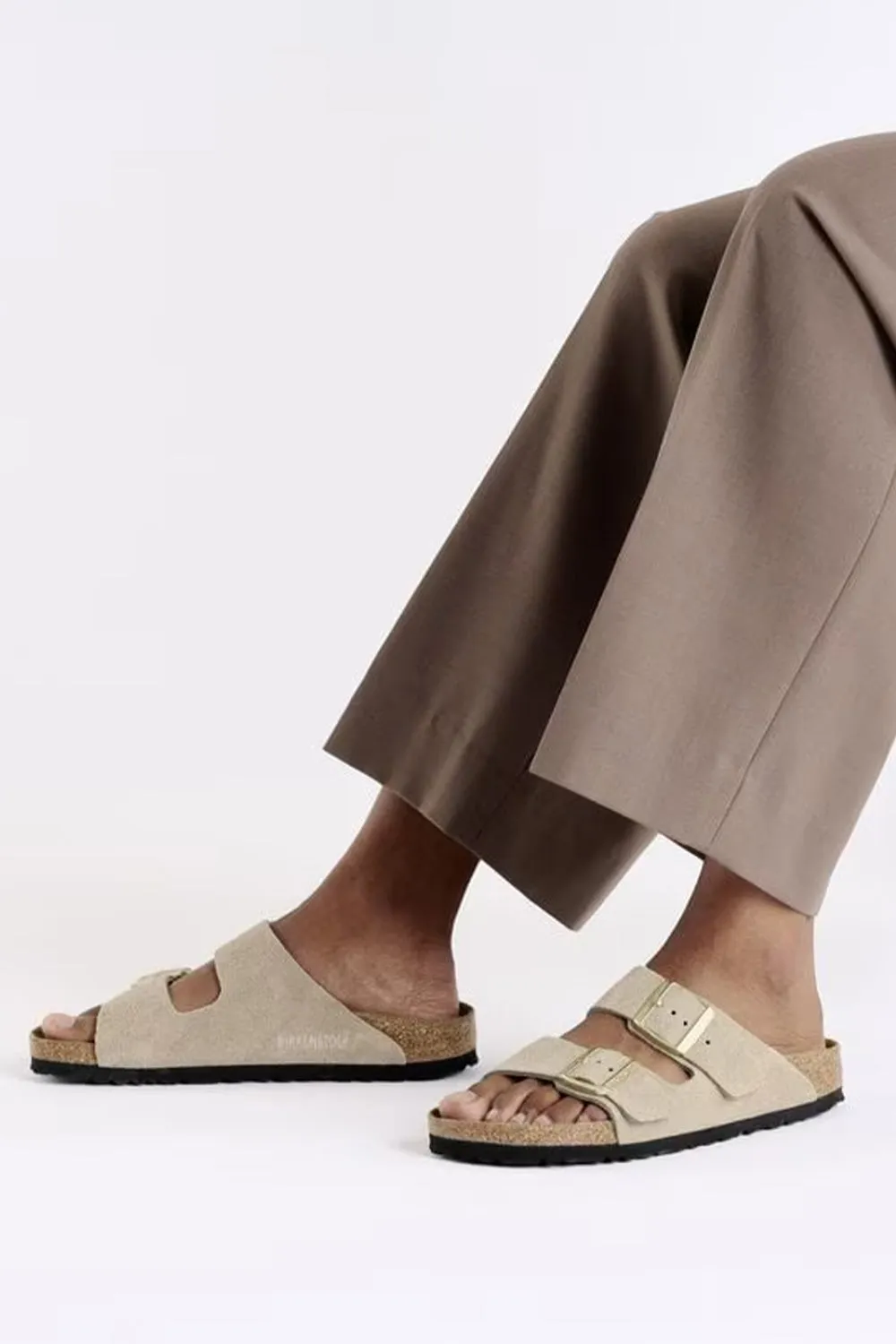 Birkenstock Arizona Suede Sandals for Women in Sandcastle | 1029260