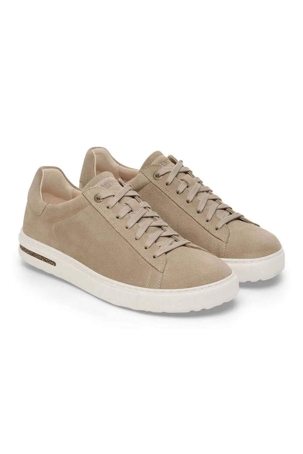 Birkenstock Bend Low Suede Leather Shoes for Men in Taupe | 1028610