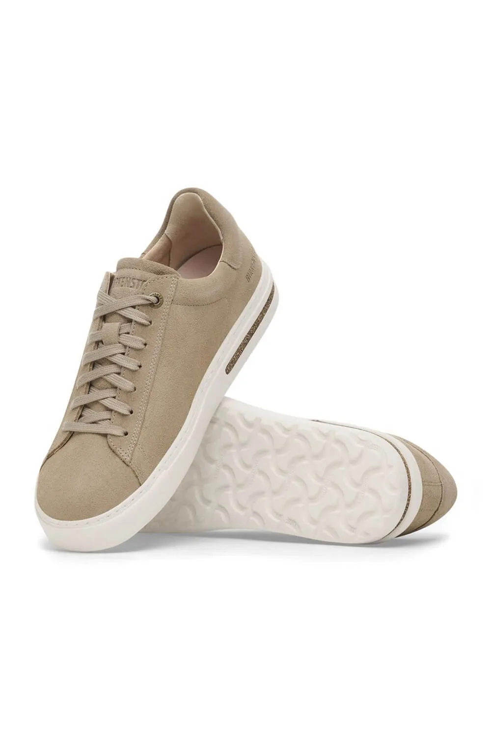 Birkenstock Bend Low Suede Leather Shoes for Men in Taupe | 1028610