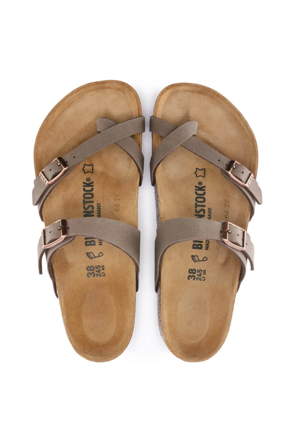 Birkenstock Mayari Birkibuc Sandals for Women in Mocha | 71061