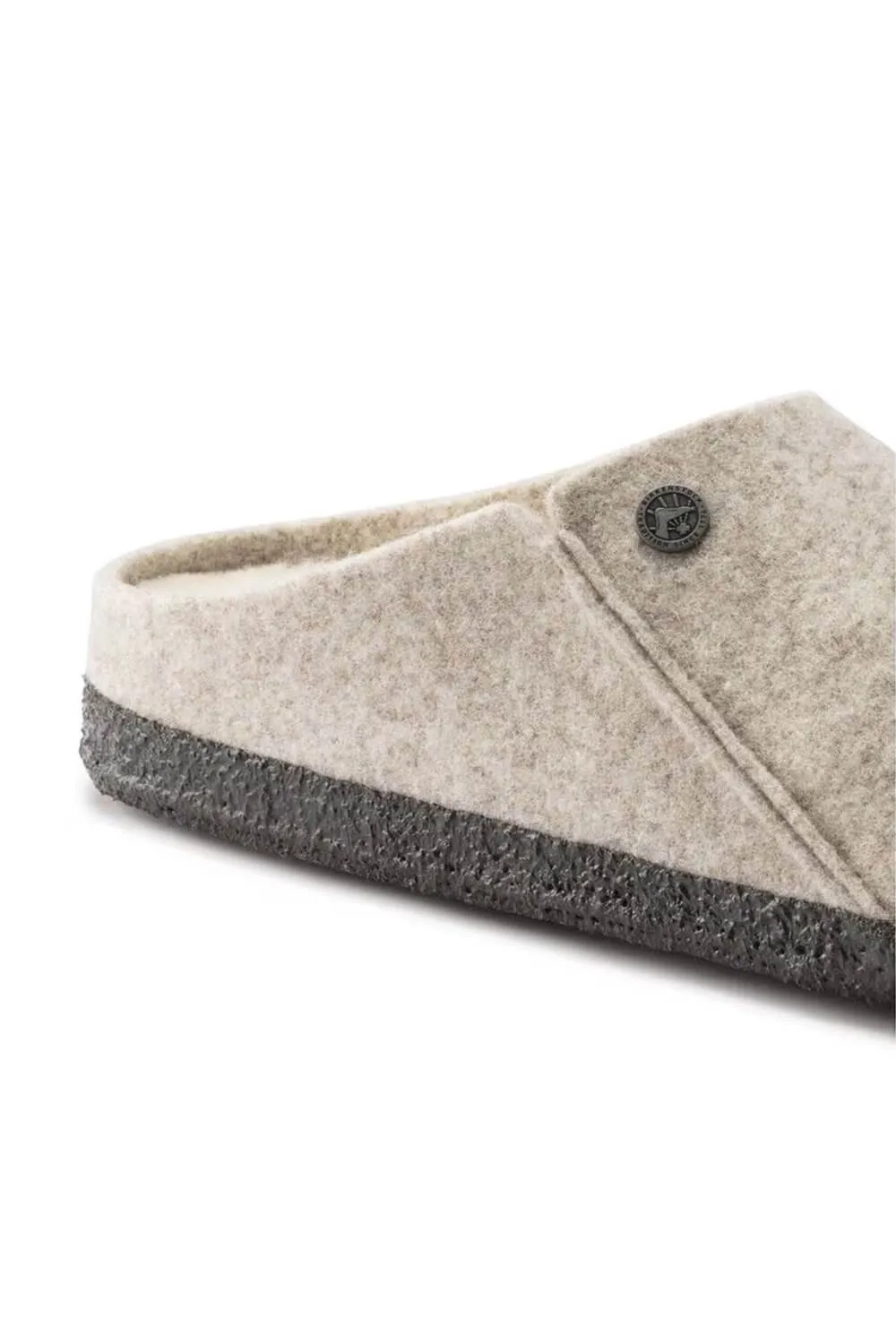 Birkenstock Zermatt Wool Felt Shearling Slippers for Women in Eggnog | 1020029