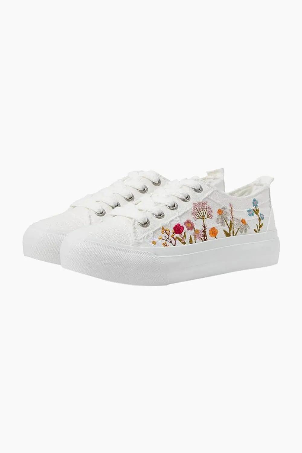 Blowfish Malibu Sadie-Sun Floral Sneakers for Women in White | ZS-1698-999