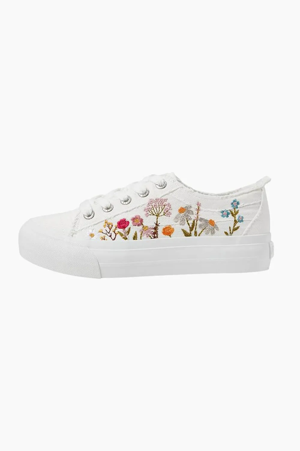 Blowfish Malibu Sadie-Sun Floral Sneakers for Women in White | ZS-1698-999