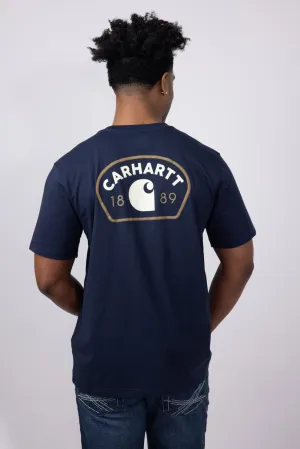Carhartt 1889 Graphic T-Shirt for Men in Navy | 106769-I26-NAVY