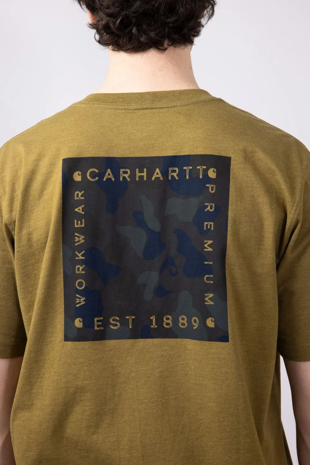 Carhartt Relaxed Fit Lightweight Camo Graphic T-Shirt for Men in Green | 106895-B98-GRY