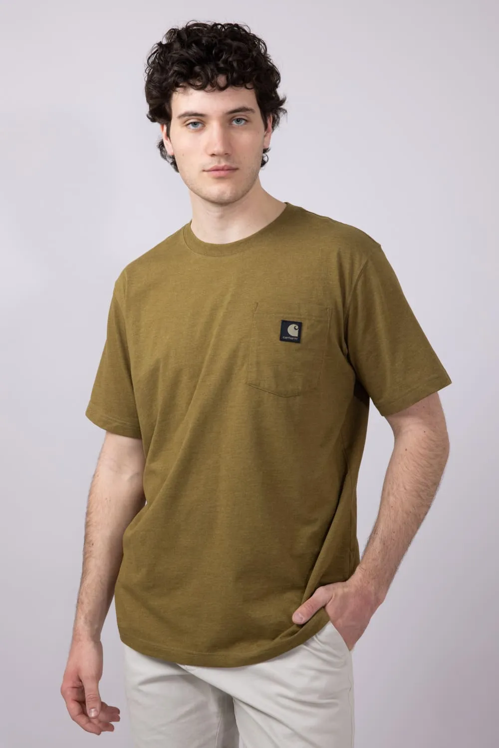 Carhartt Relaxed Fit Lightweight Camo Graphic T-Shirt for Men in Green | 106895-B98-GRY