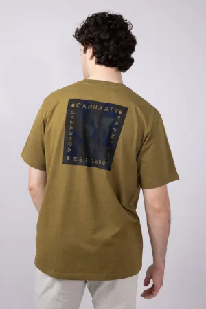 Carhartt Relaxed Fit Lightweight Camo Graphic T-Shirt for Men in Green | 106895-B98-GRY