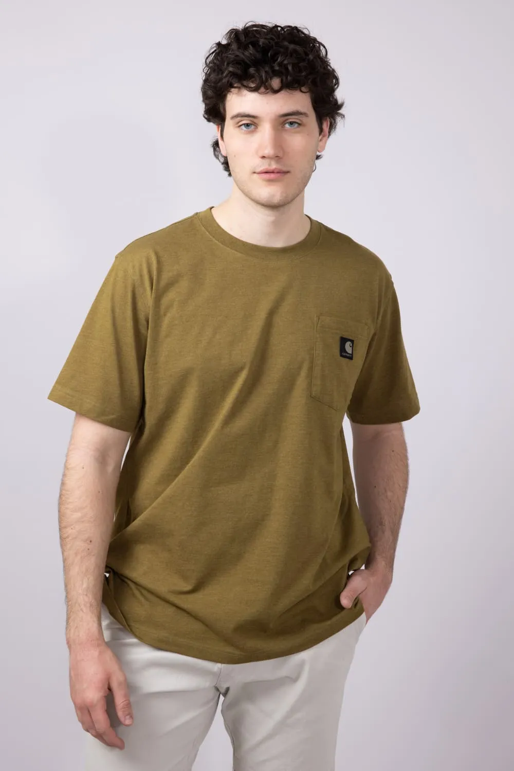 Carhartt Relaxed Fit Lightweight Camo Graphic T-Shirt for Men in Green | 106895-B98-GRY