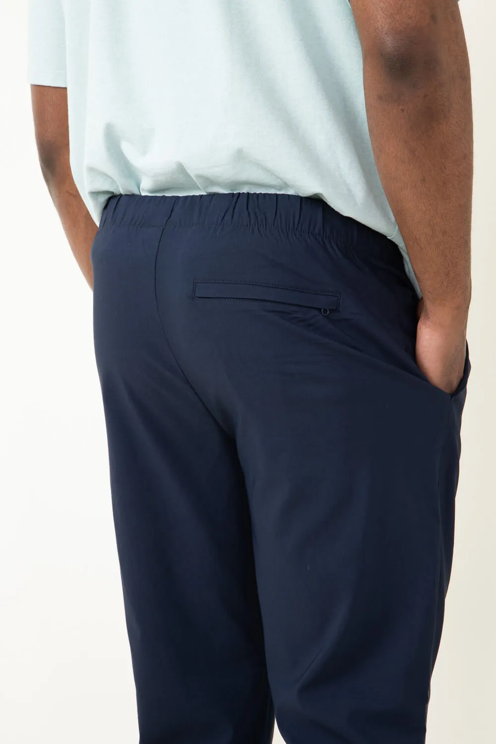 Copper & Oak Elastic File Tech Jogger Pants for Men in Blue | K4S4164-DKSAPPHIRE