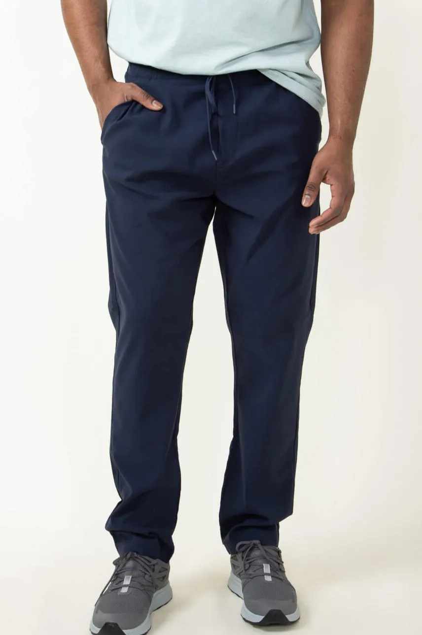Copper & Oak Elastic File Tech Jogger Pants for Men in Blue | K4S4164-DKSAPPHIRE