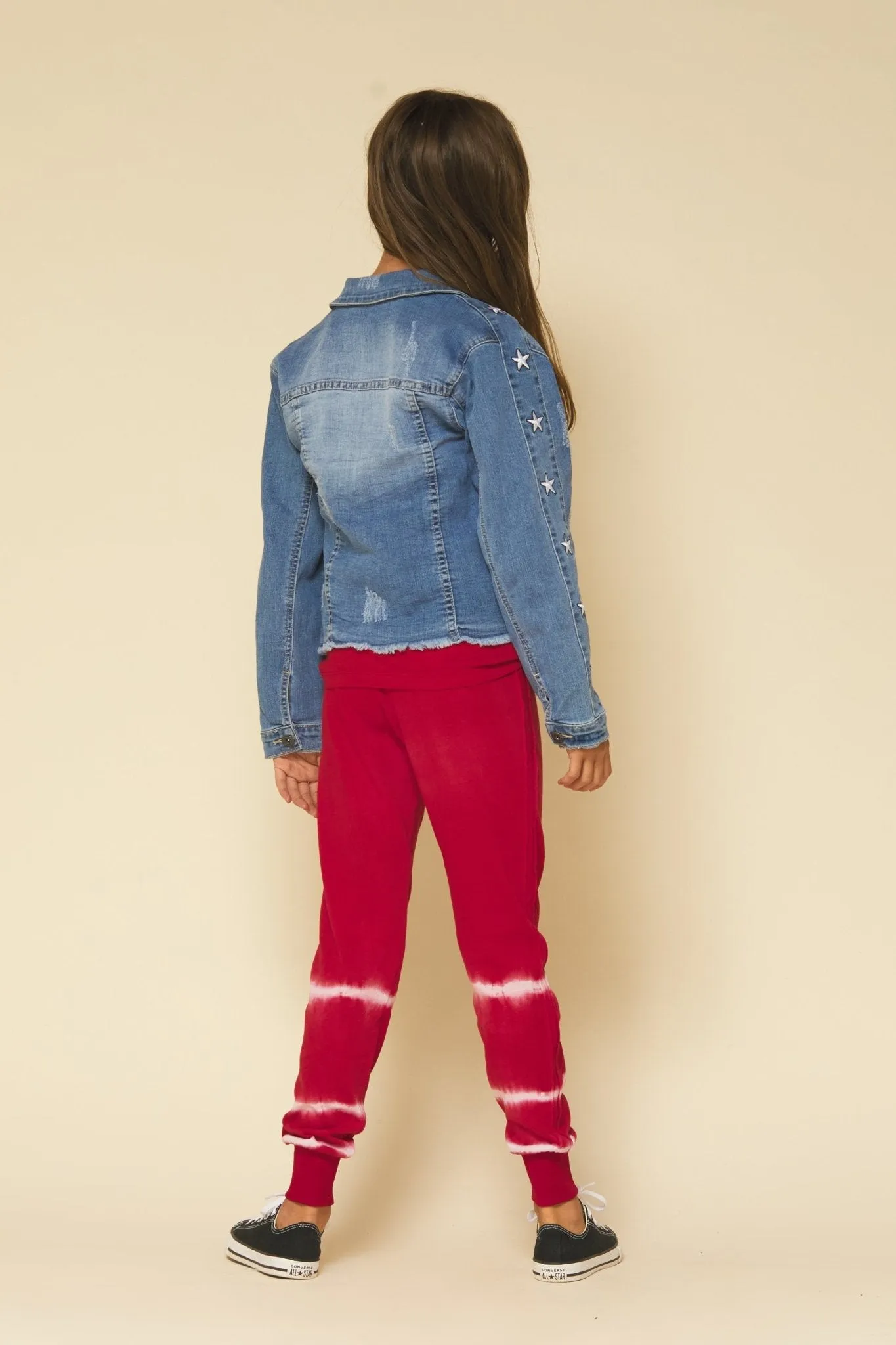 DENIM JACKET WITH STARS