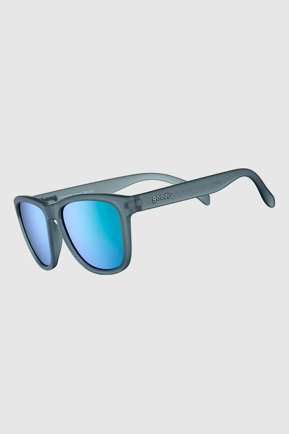 goodr Silverback Squat Mobility OG Sunglasses in Grey | OG-GY-LG1