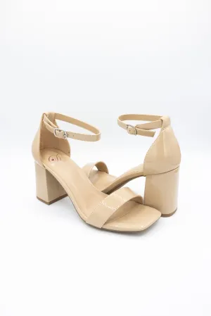 My Delicious Larch Block Heels for Women in Natural | LARCH-S NATURAL