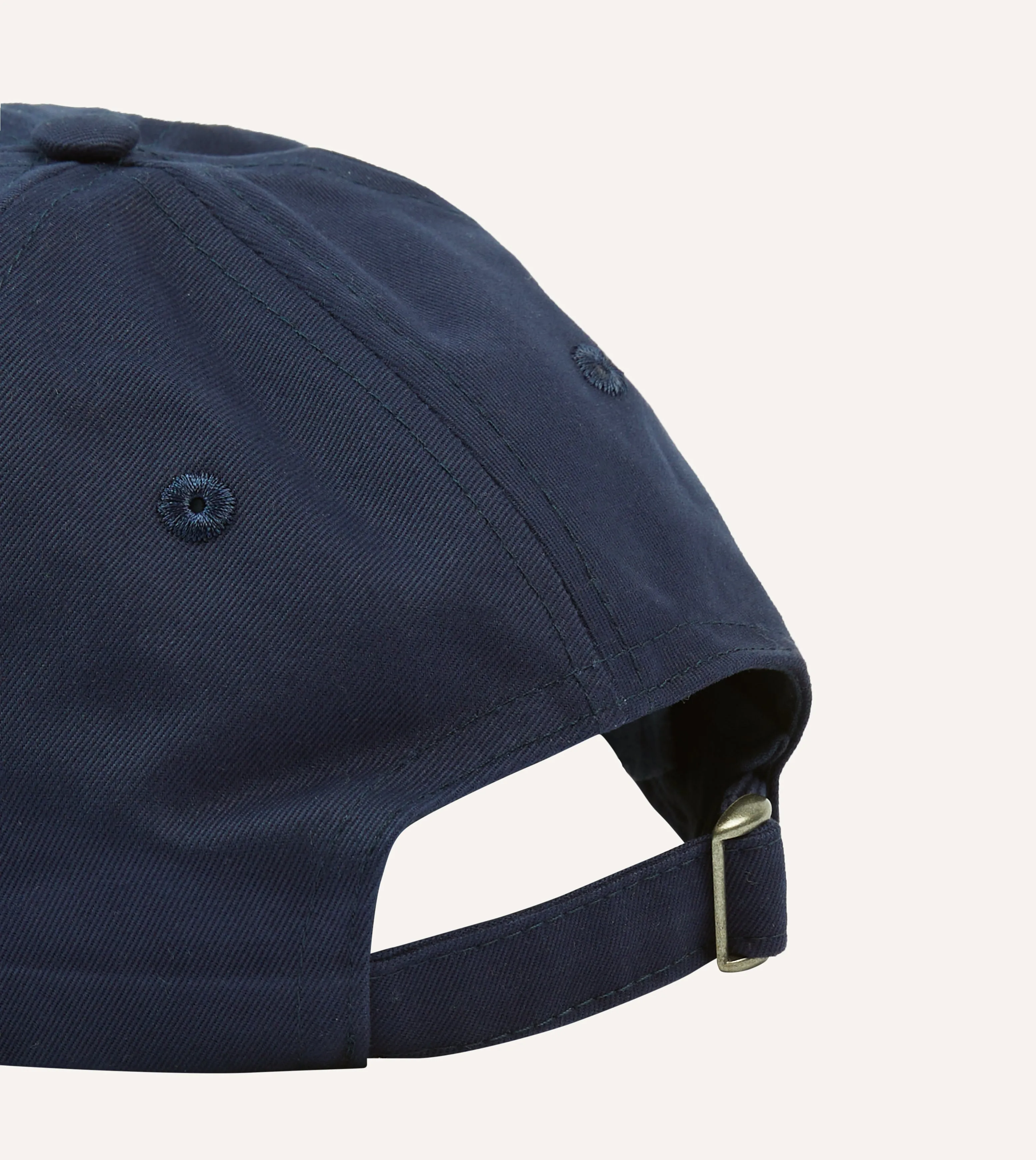 Navy Duck Emblem Cotton Baseball Cap