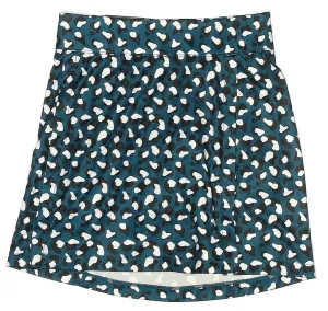 New J.Lindeberg Amelie Golf Skort - Teal Cheetah Size XS MSP$85
