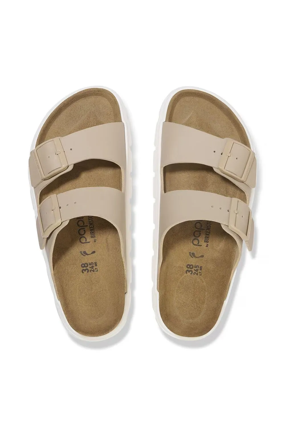Papillio by Birkenstock Arizona Chunky Birko-Flor Sandals for Women in Sandcastle | 1029094