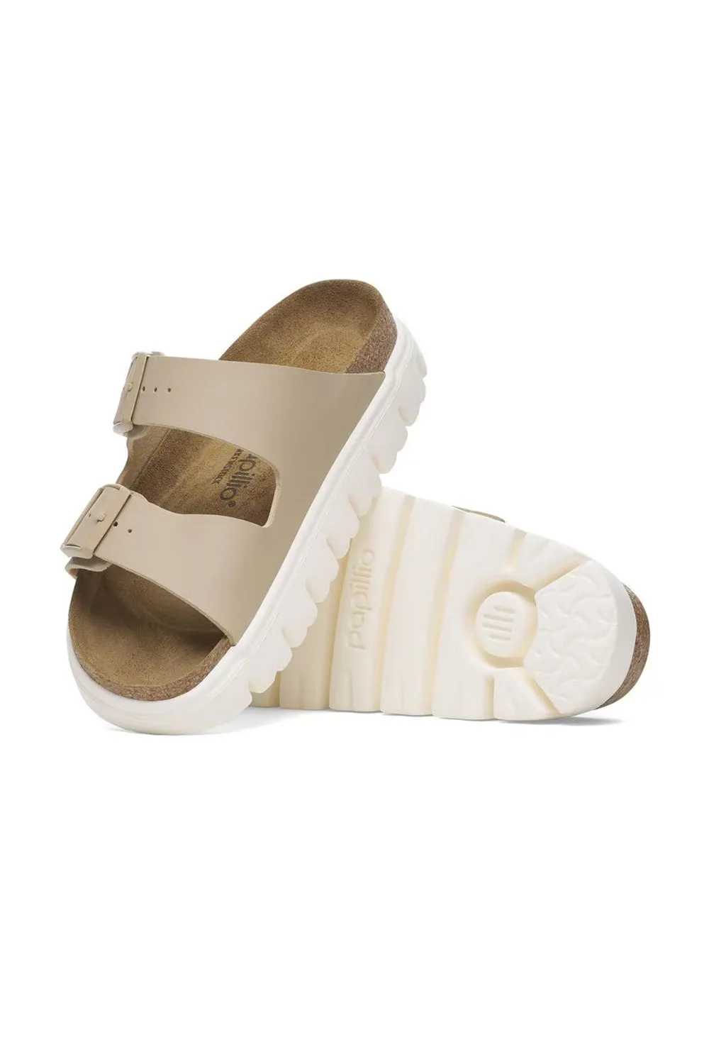 Papillio by Birkenstock Arizona Chunky Birko-Flor Sandals for Women in Sandcastle | 1029094