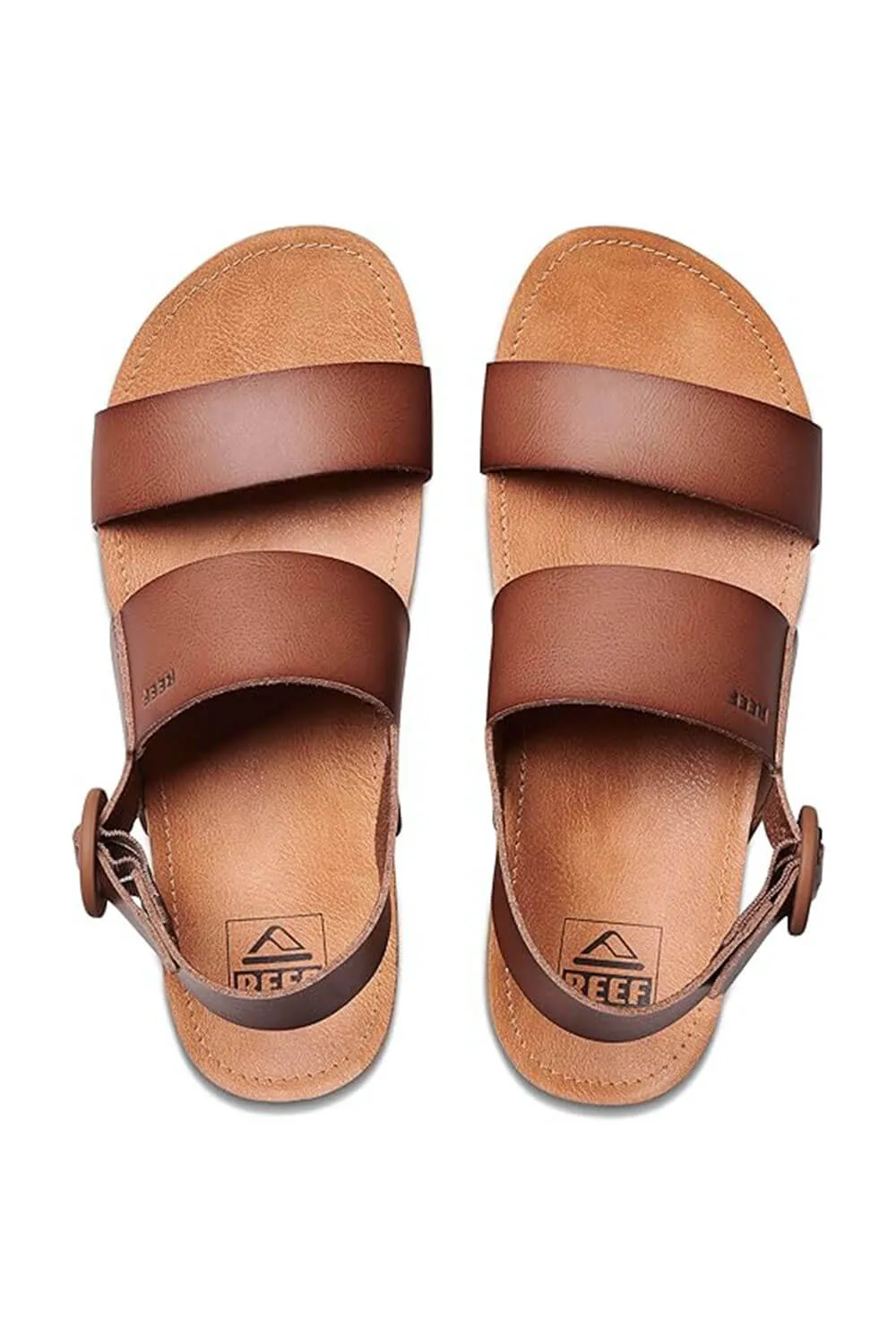 Reef Vista Hi Buckle Sandals for Women in Brown | CJ3966