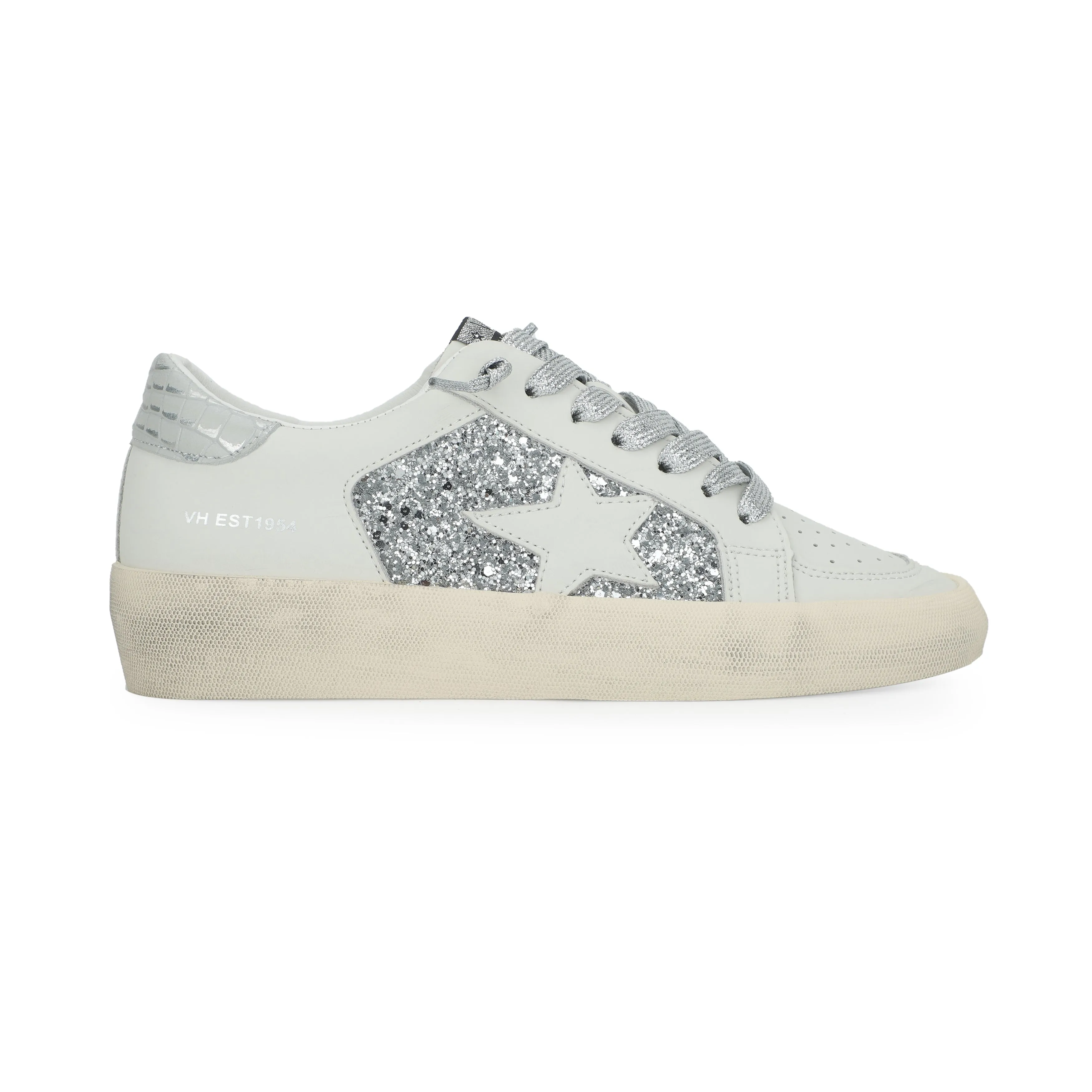 REFLEX 20 - WHITE GLITTER SILVER CROCO